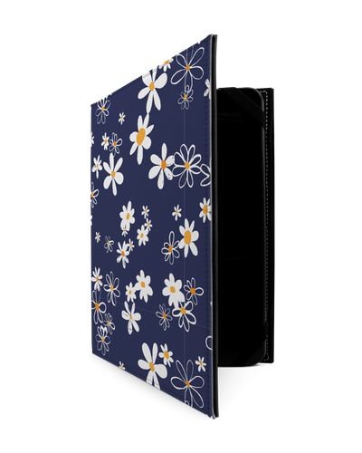 Navy Daisies Tablet Case M