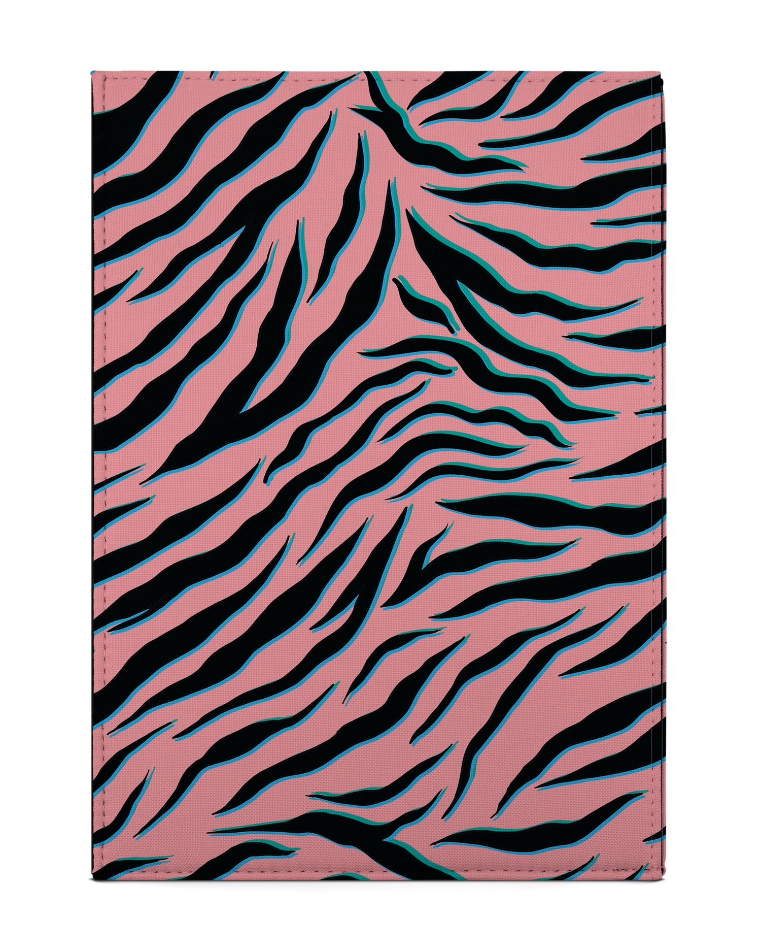 Pink Zebra Tablet Case M: Back View