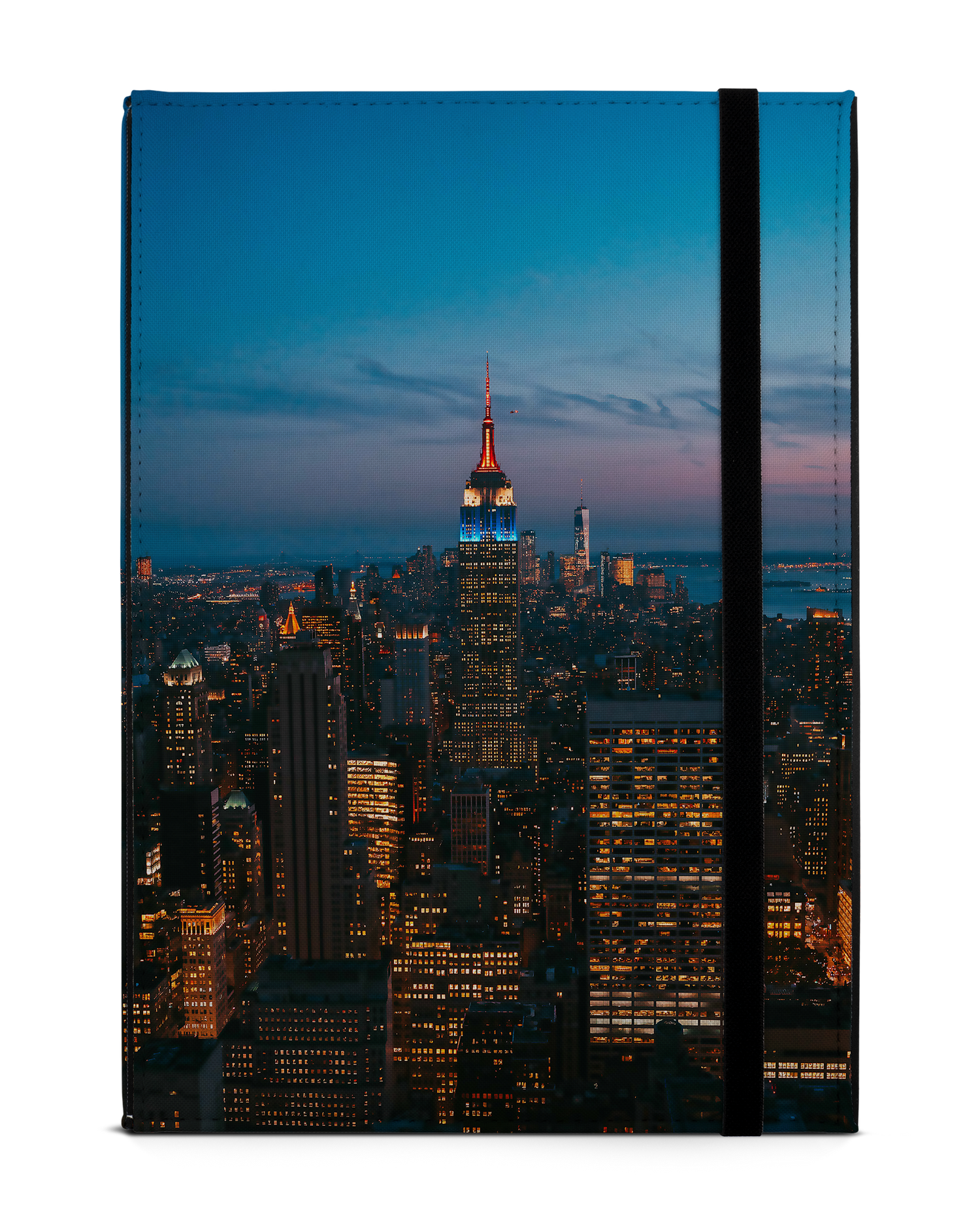 New York At Dusk Tablet Case M: Front View