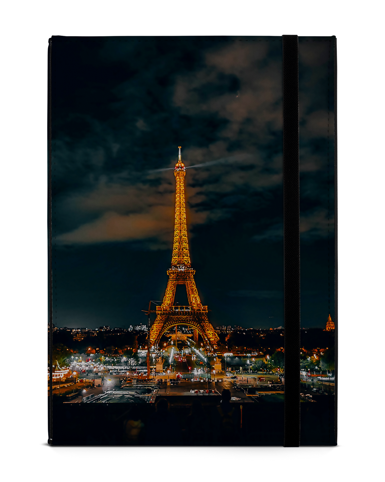 Eiffel Tower By Night Tablet Case M: Front View