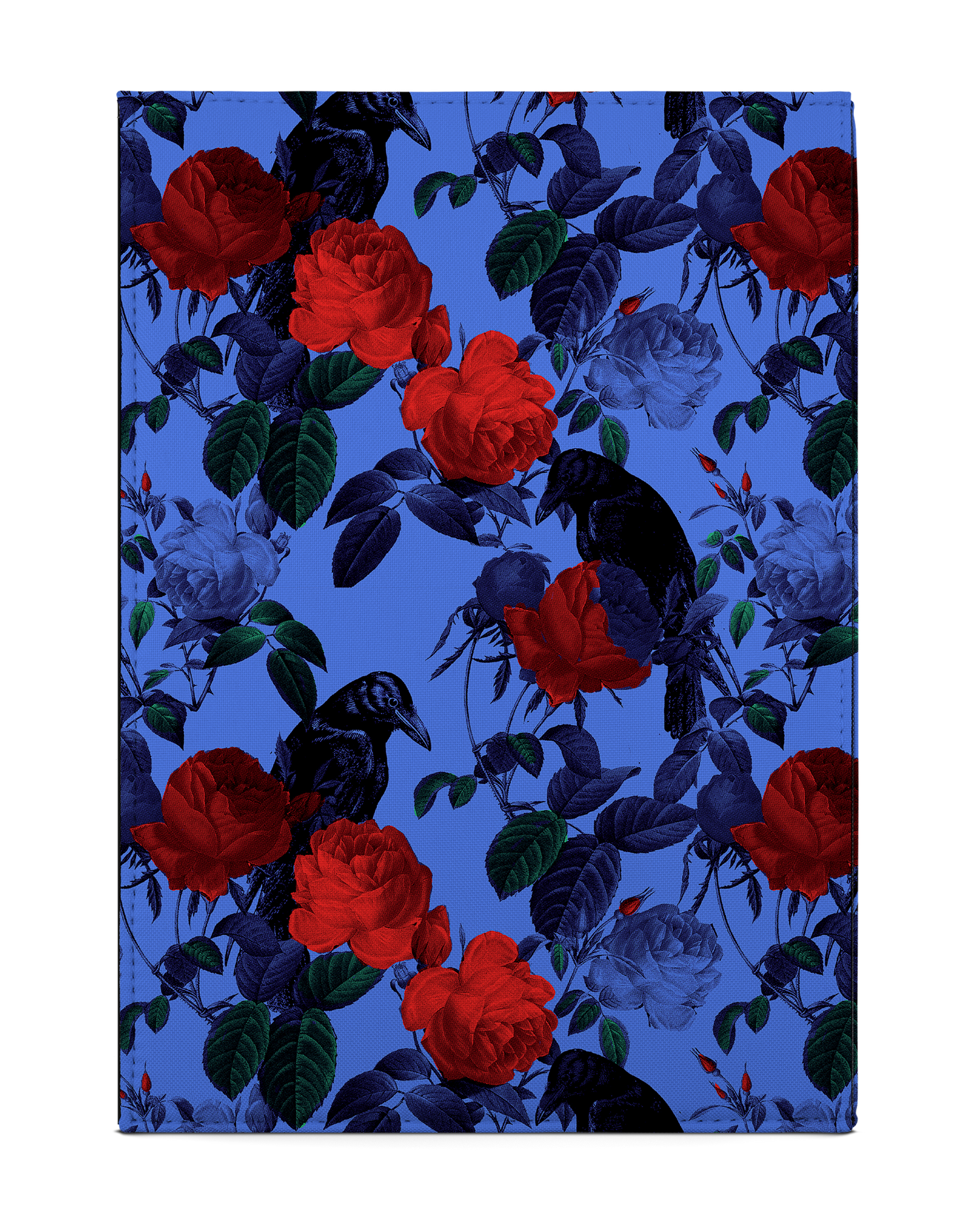 Roses And Ravens Tablet Case M: Back View
