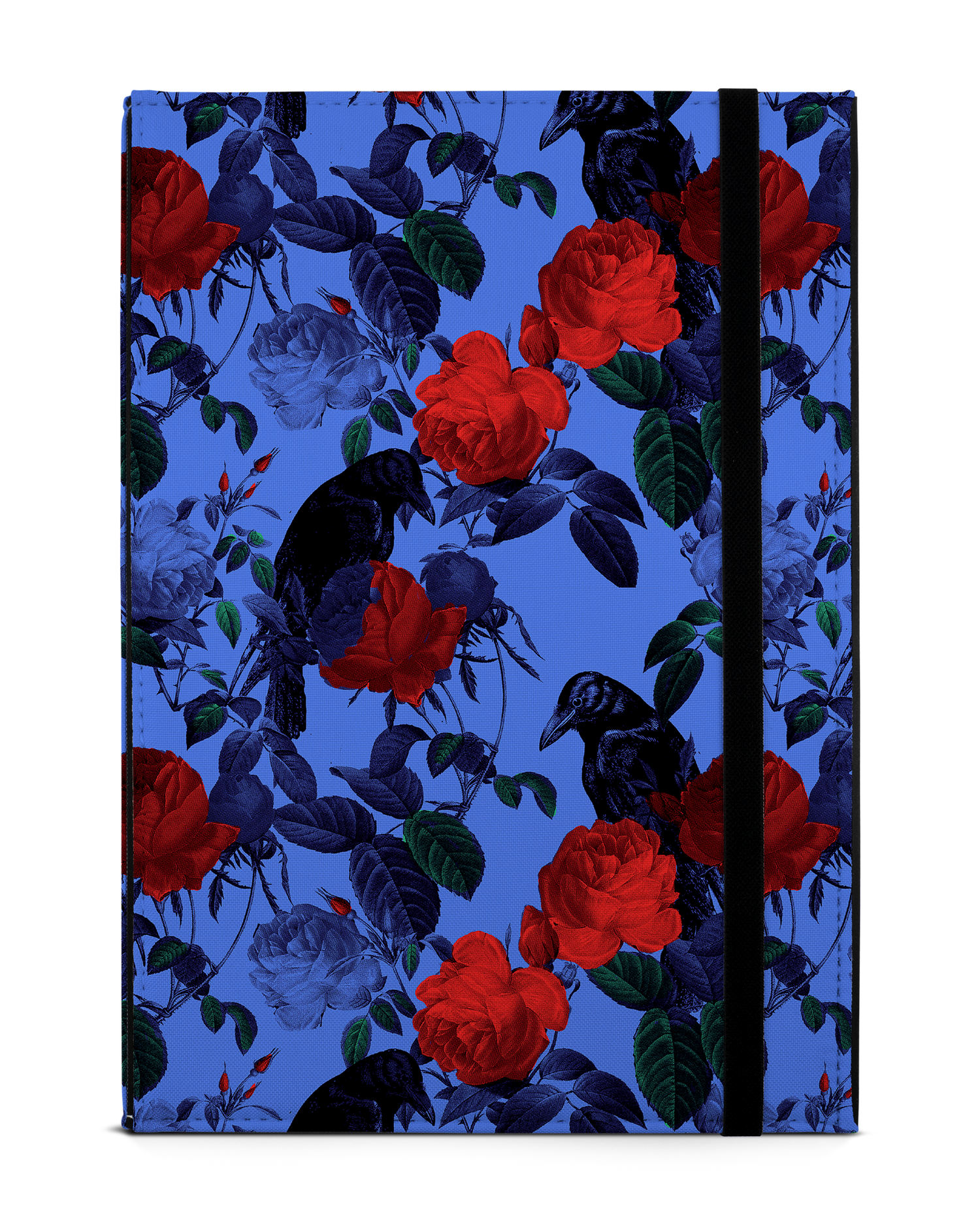 Roses And Ravens Tablet Case M: Front View
