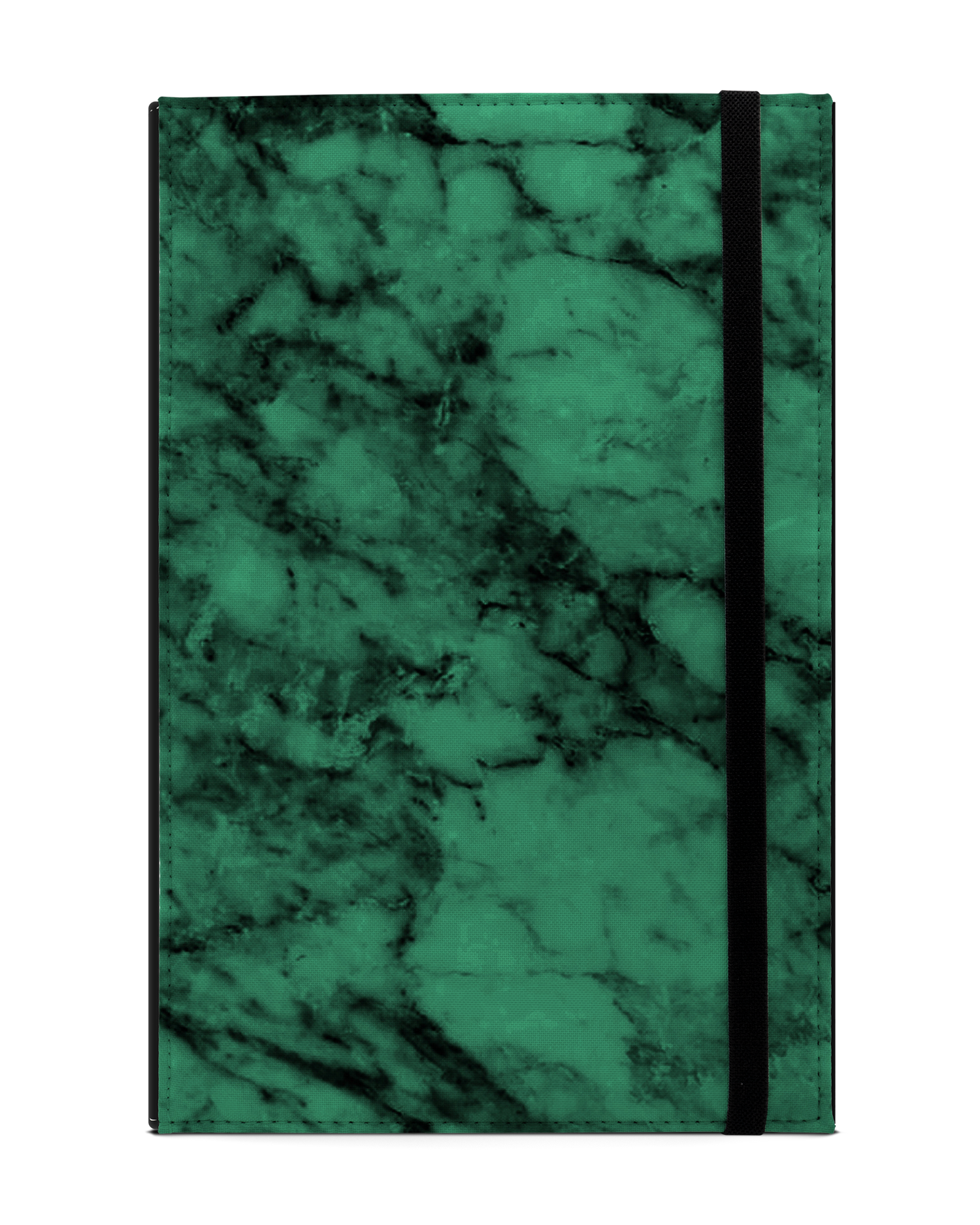 Green Marble Tablet Case L: Front View
