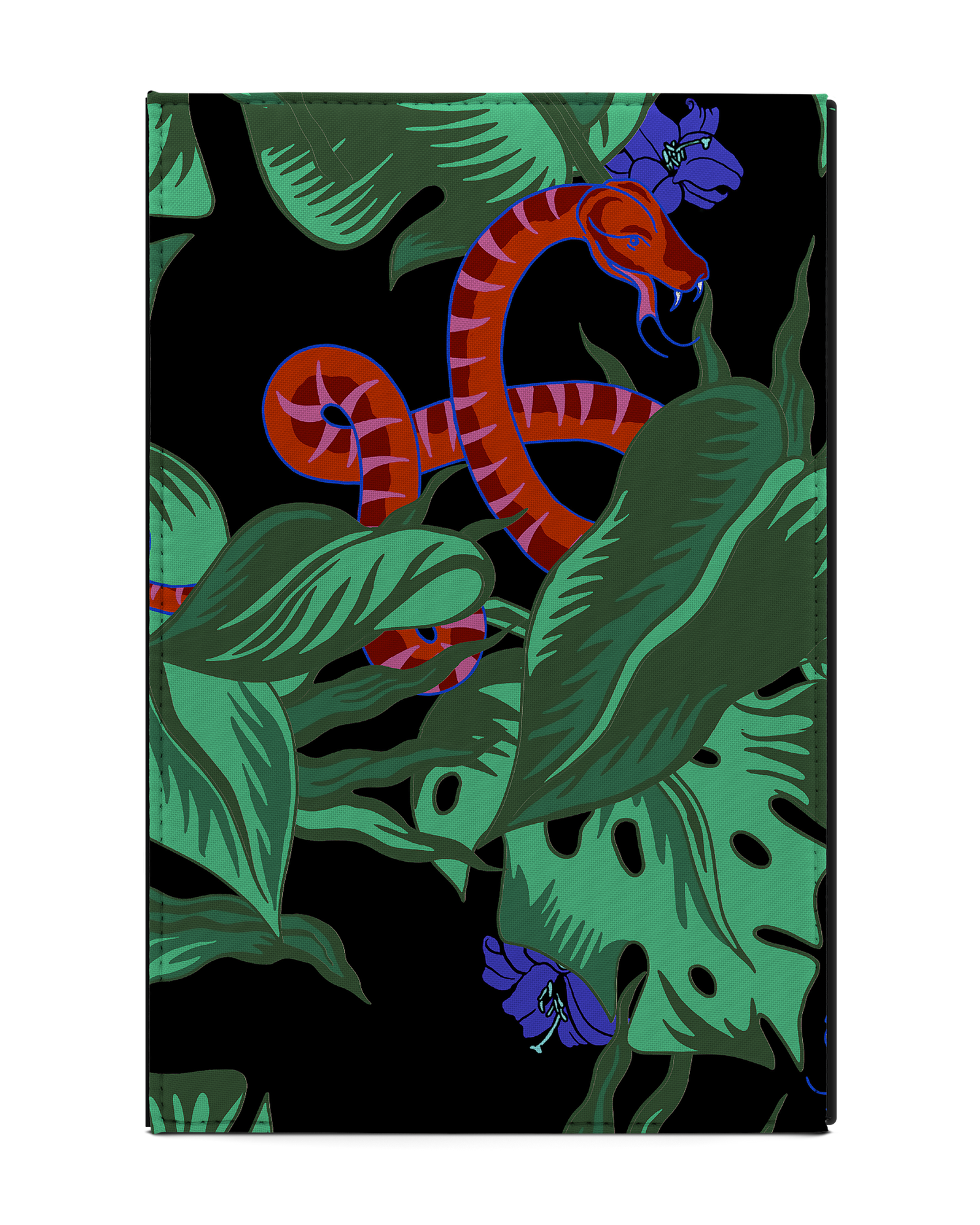 Tropical Snakes Tablet Case L: Back View