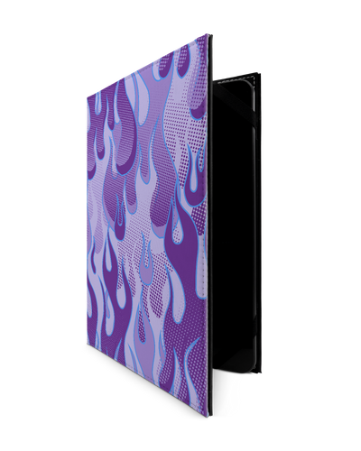Purple Flames Tablet Case L