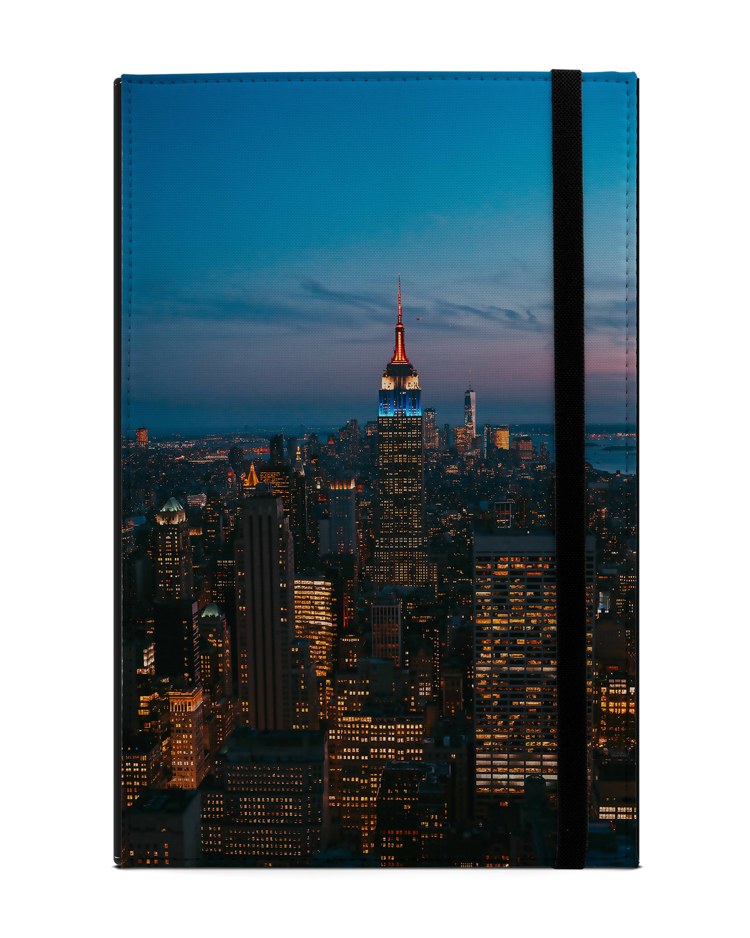 New York At Dusk Tablet Case L: Front View