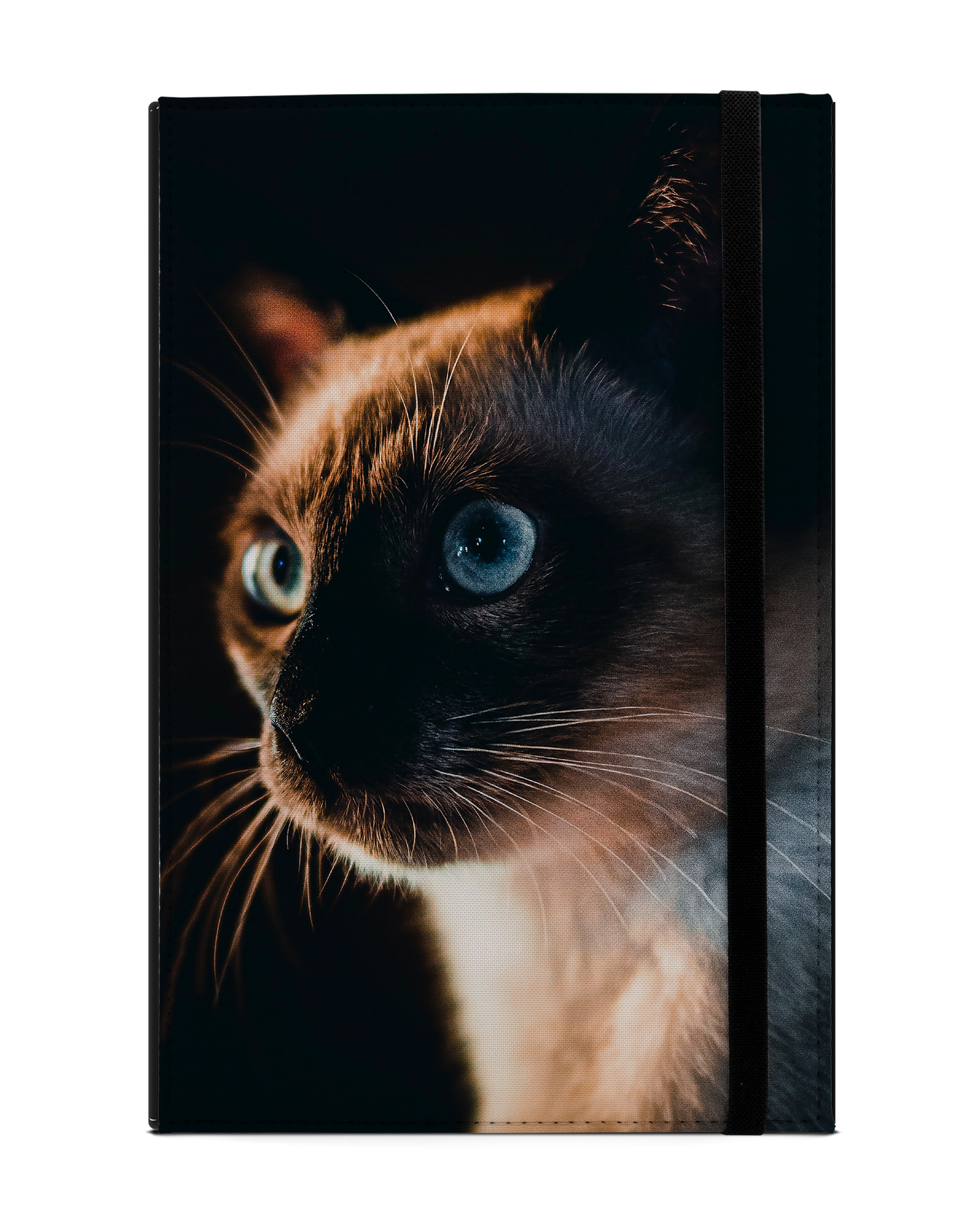 Siamese Cat Tablet Case L: Front View