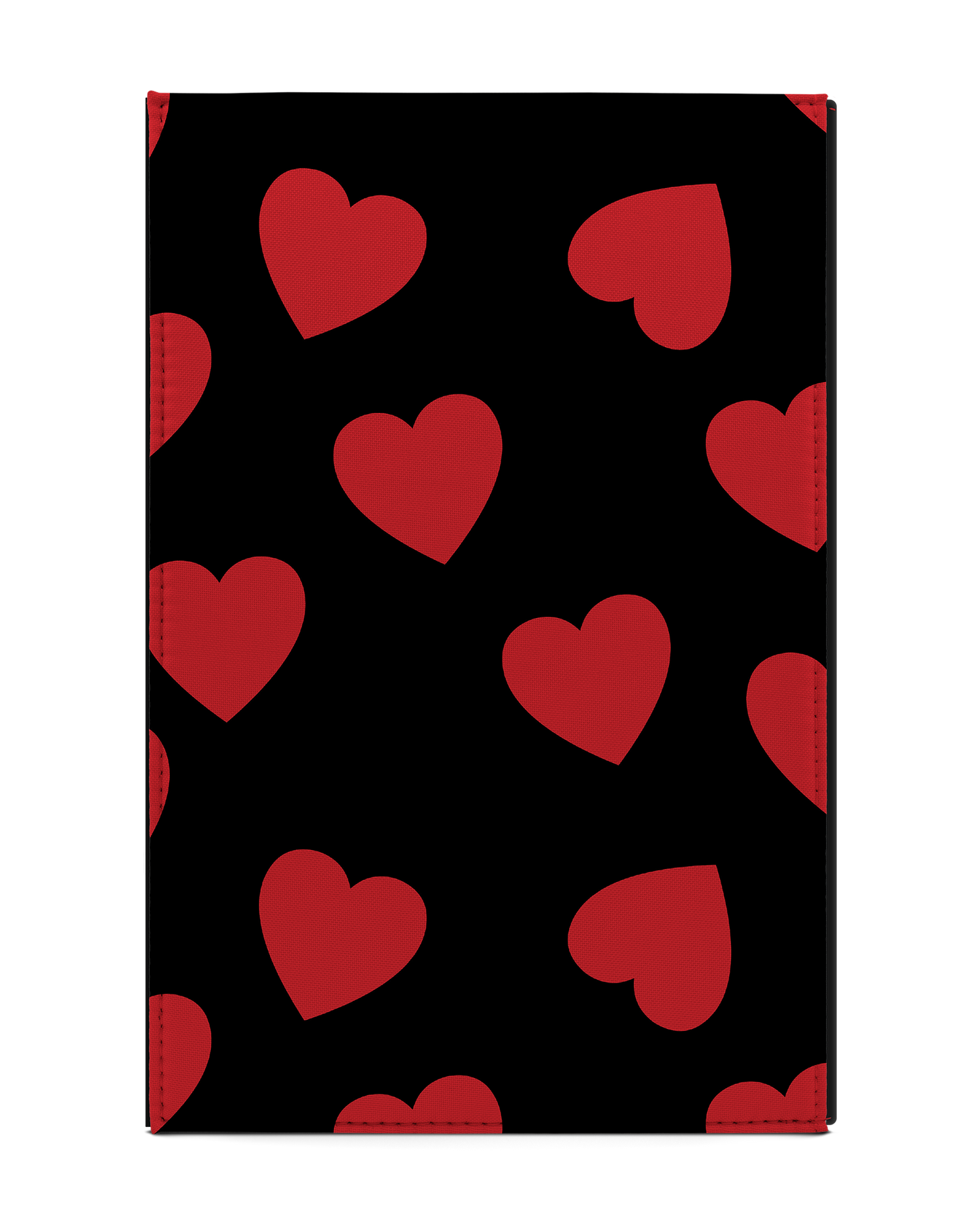 Repeating Hearts Tablet Case L: Back View