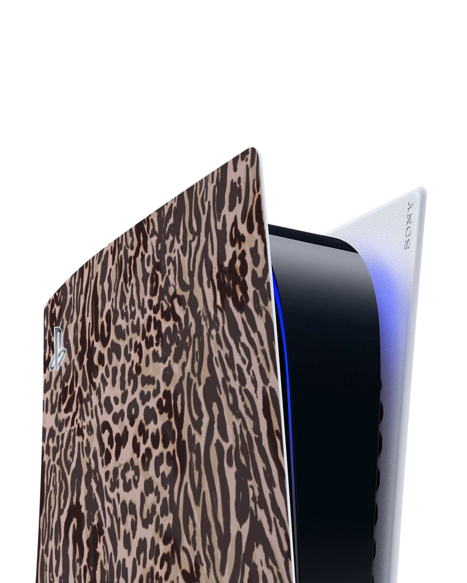 Animal Skin Tough Love Console Skin for Sony PlayStation 5 Digital Edition: Detail shot