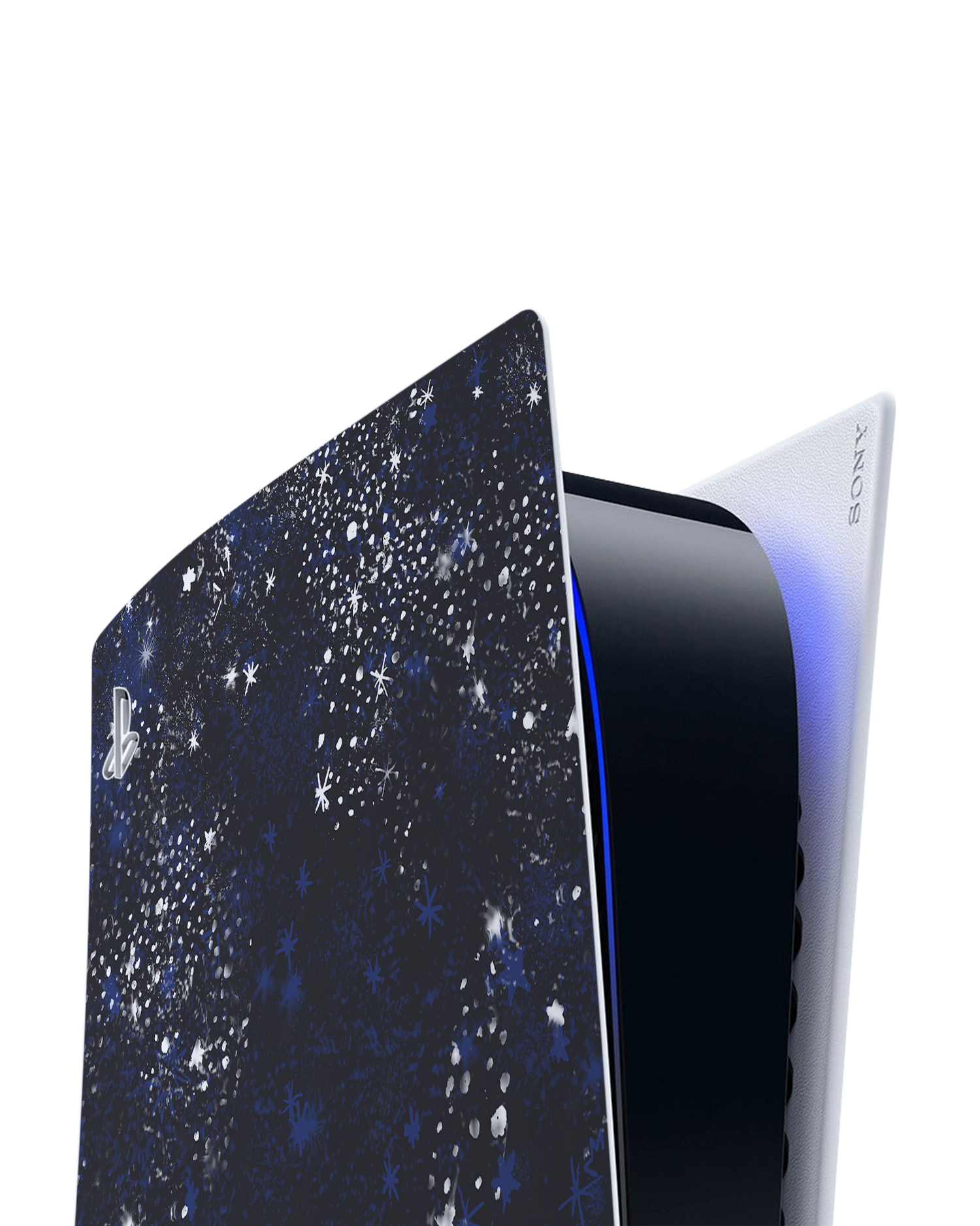 Starry Night Sky Console Skin for Sony PlayStation 5 Digital Edition: Detail shot