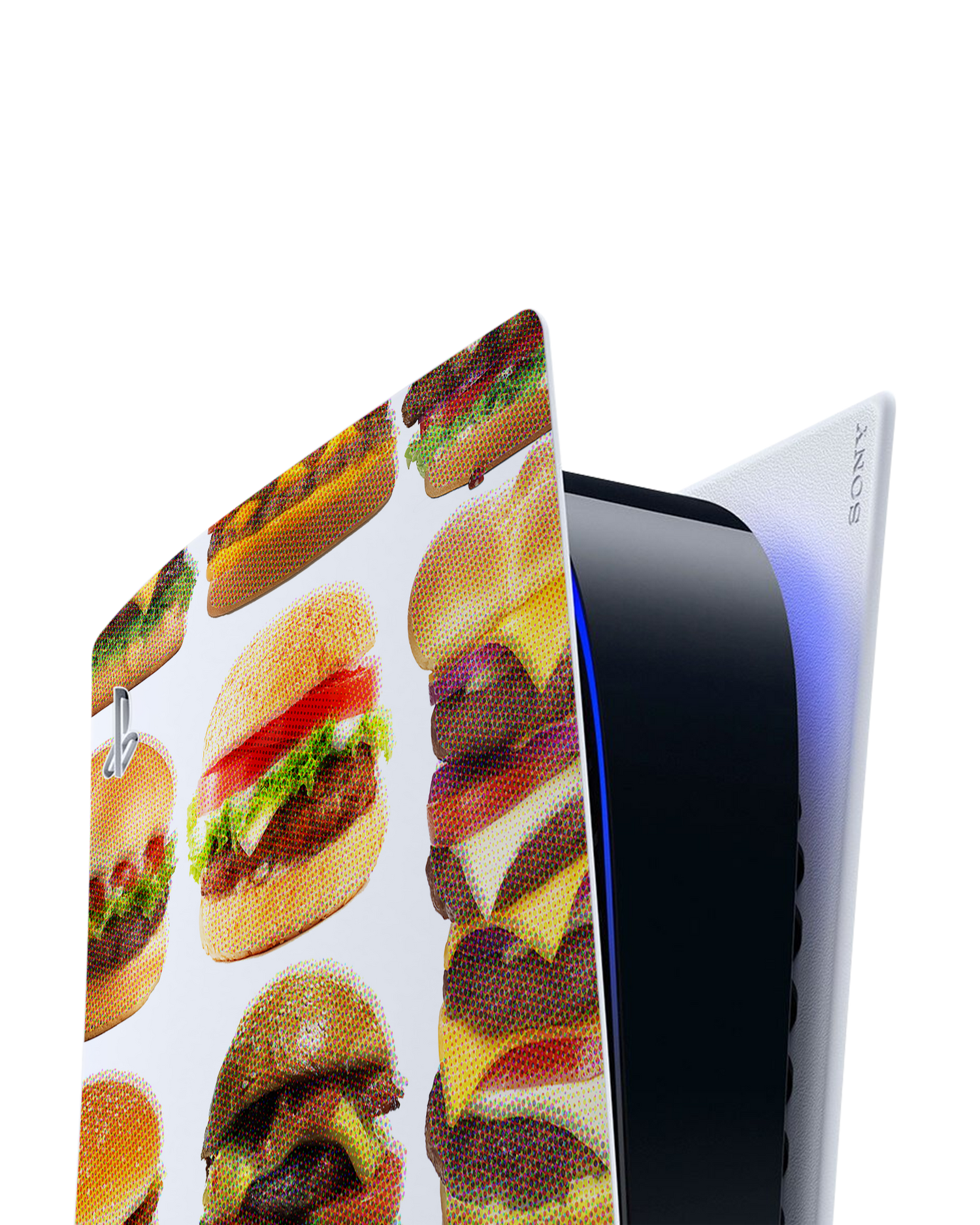 Burger Time Console Skin for Sony PlayStation 5 Digital Edition: Detail shot