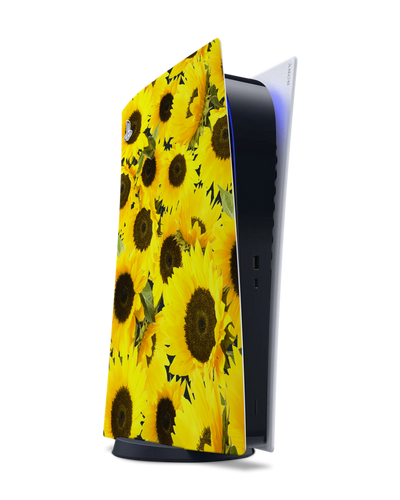 Sunflowers Console Skin for Sony PlayStation 5 Digital Edition