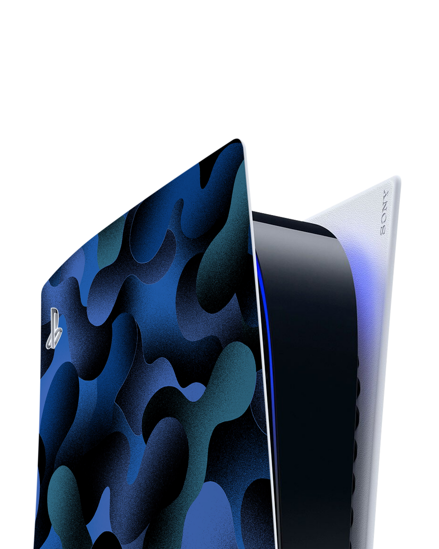 Night Moves Console Skin for Sony PlayStation 5 Digital Edition: Detail shot