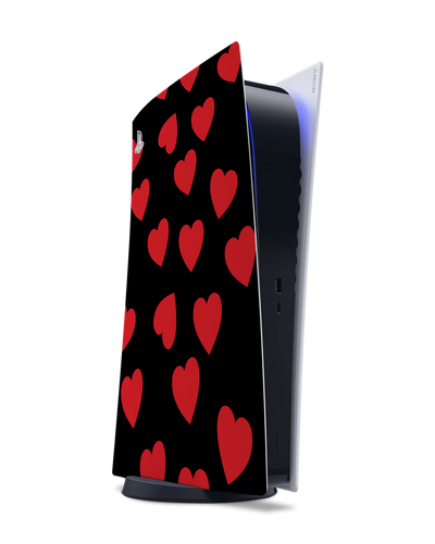 Repeating Hearts Console Skin for Sony PlayStation 5 Digital Edition