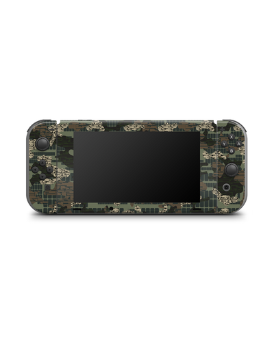 Green Camo Mix Console Skin for Nintendo Switch