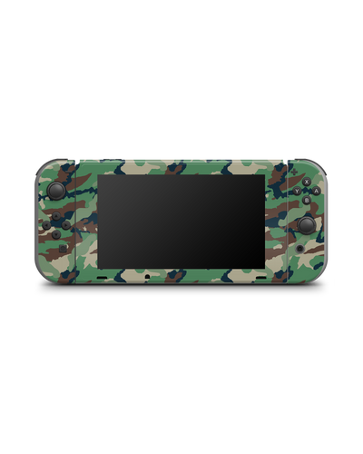 Green and Brown Camo Console Skin for Nintendo Switch