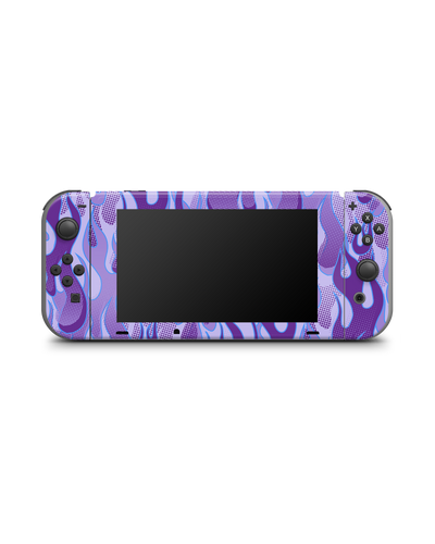 Purple Flames Console Skin for Nintendo Switch
