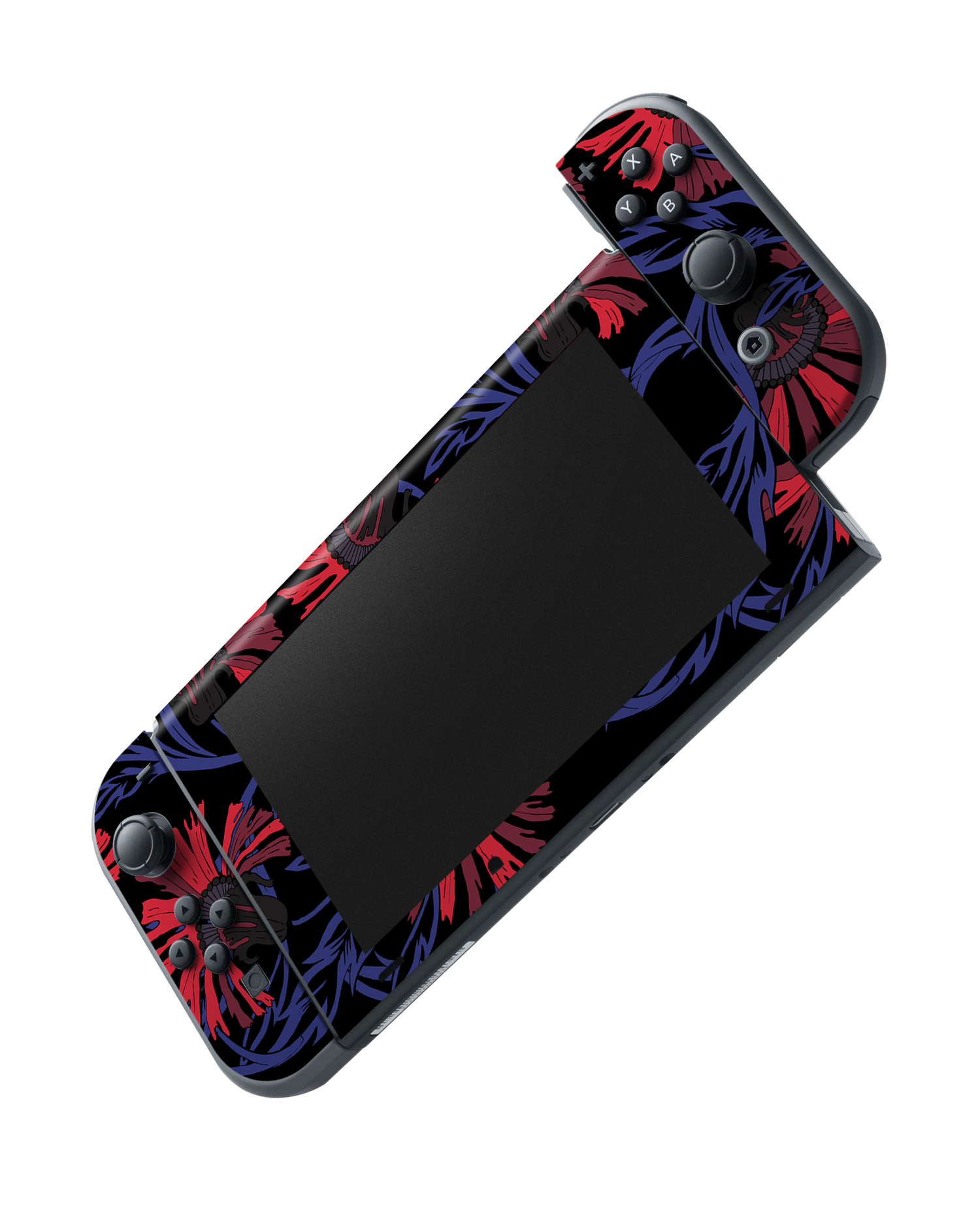 Midnight Floral Console Skin for Nintendo Switch: Joy-Con removing 