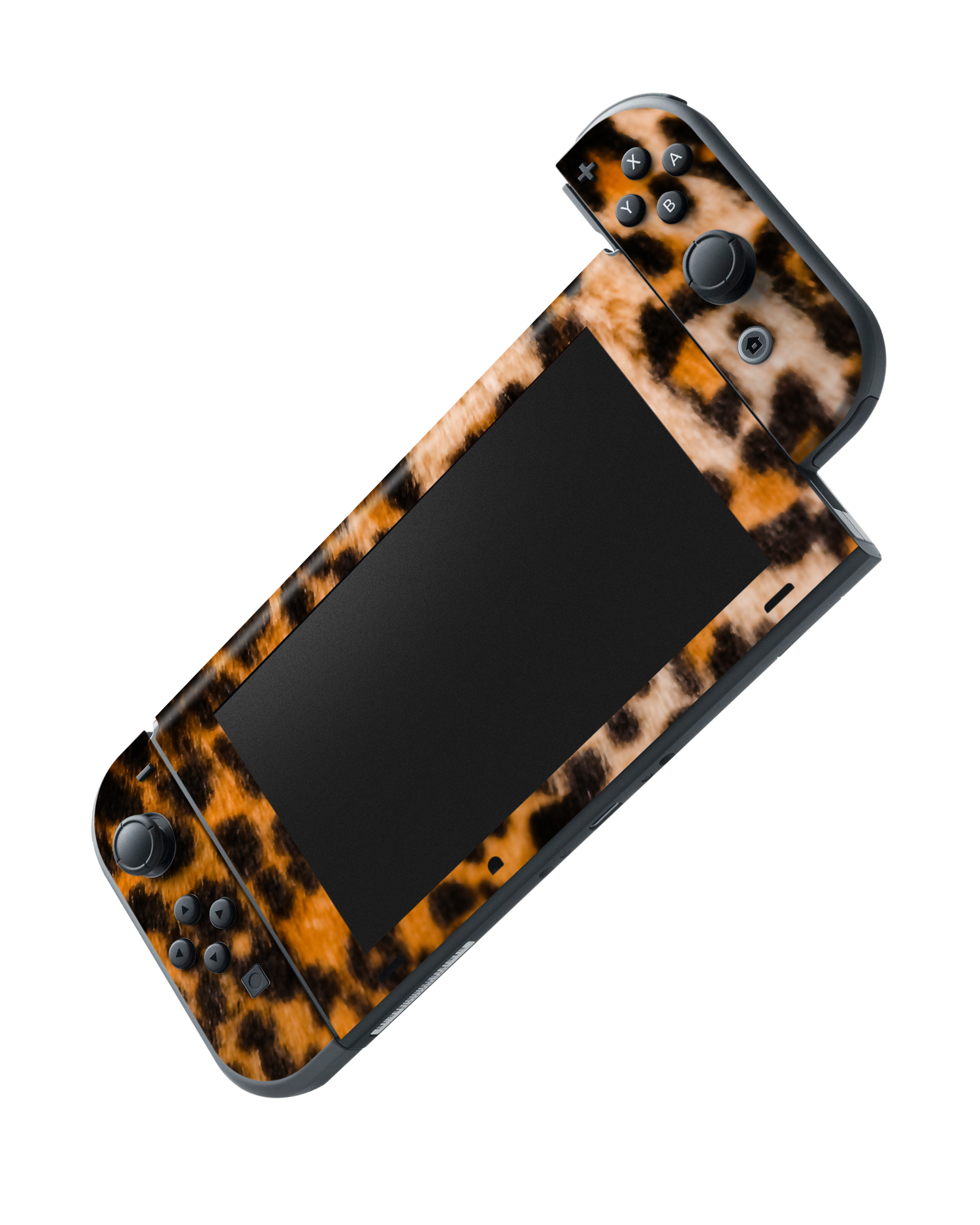 Leopard Pattern Console Skin for Nintendo Switch: Joy-Con removing 