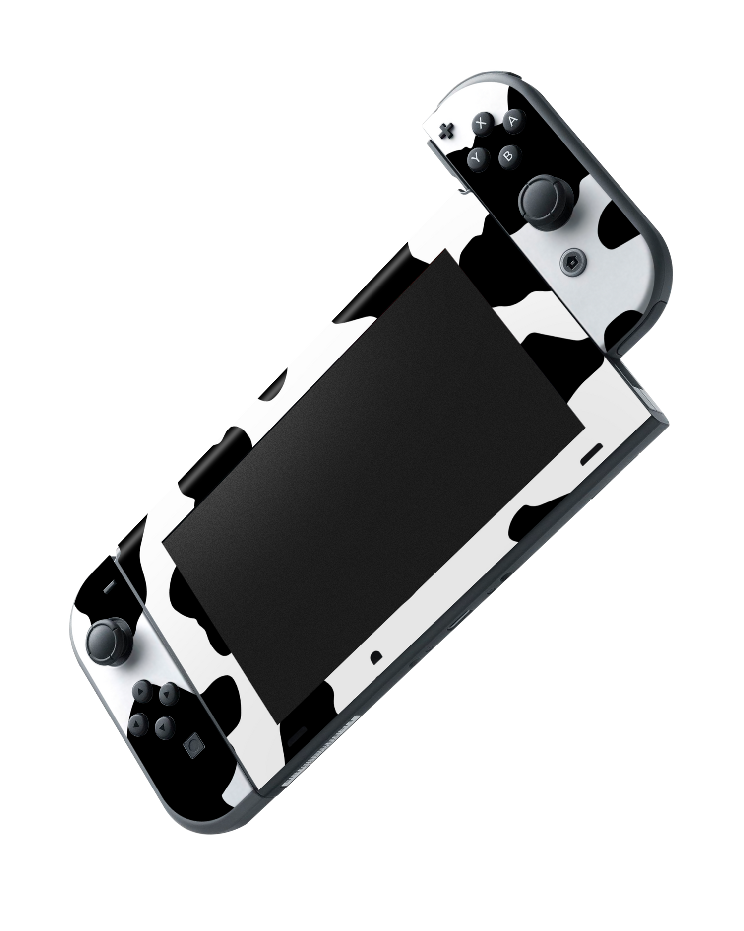 Cow Print 2 Console Skin for Nintendo Switch: Joy-Con removing 