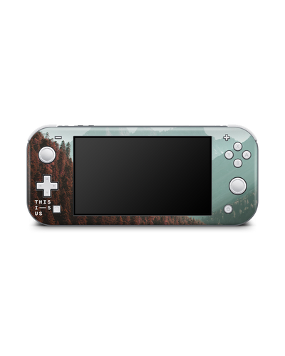 Into the Woods Console Skin for Nintendo Switch Lite: Front view