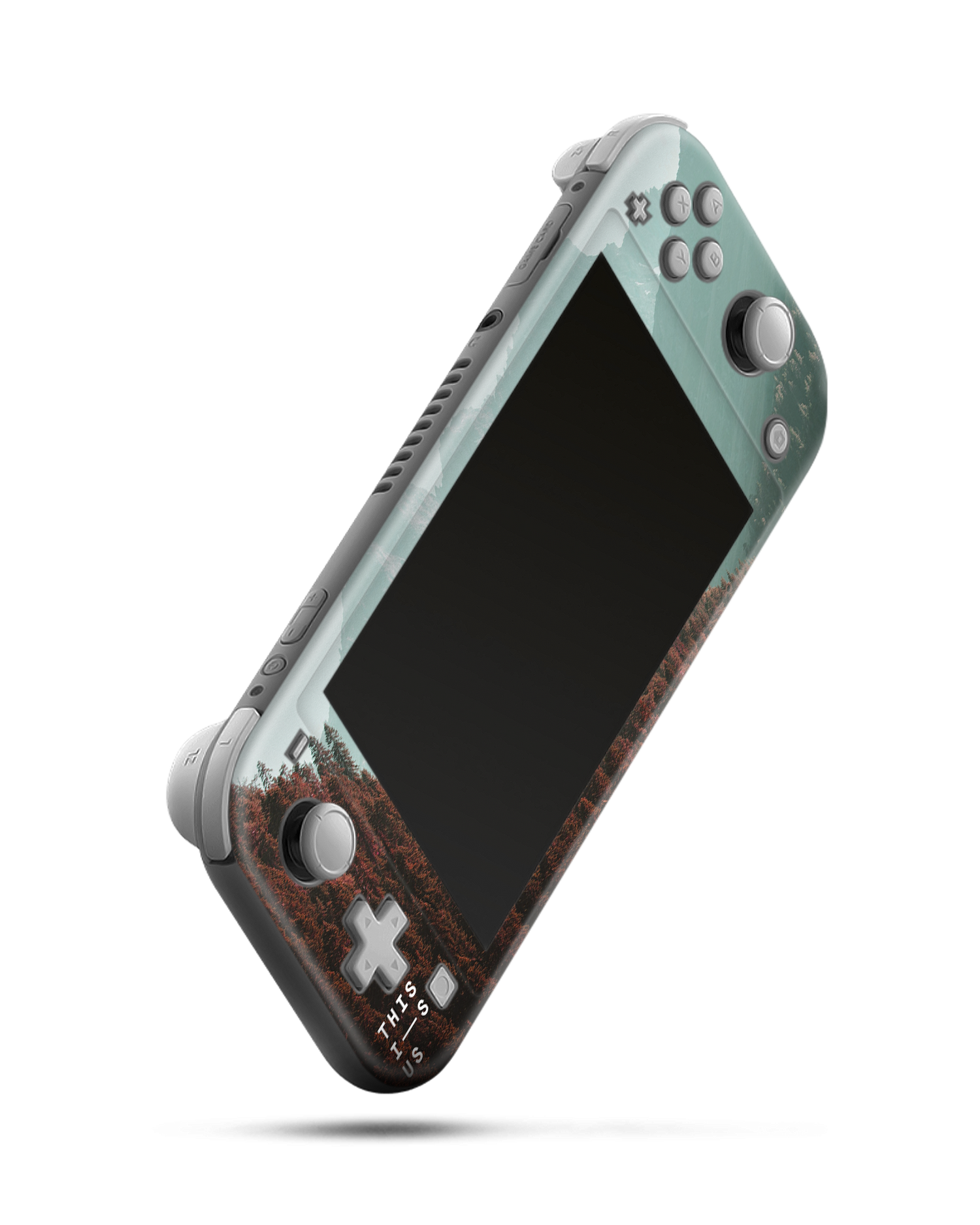 Into the Woods Console Skin for Nintendo Switch Lite: Side view
