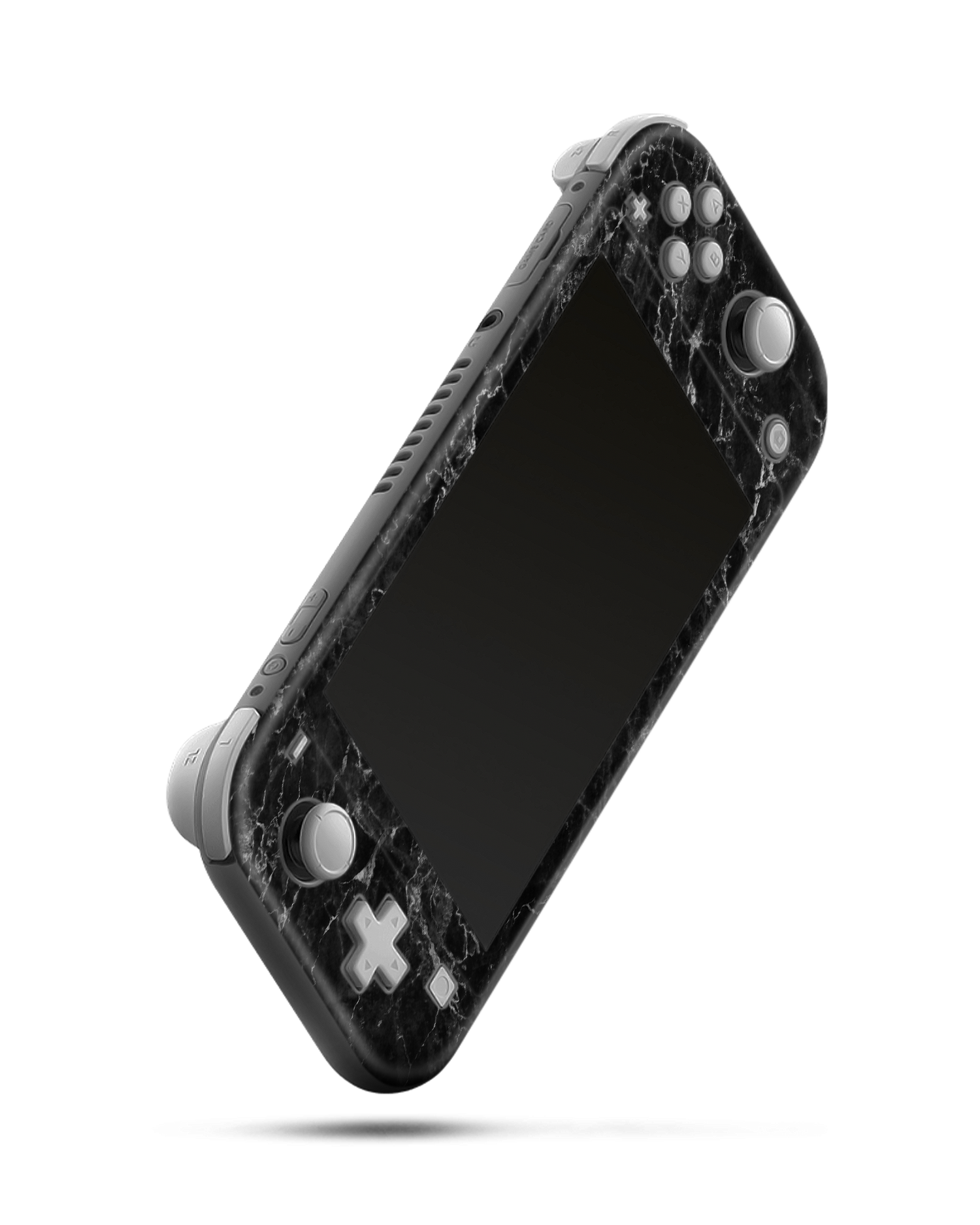 Midnight Marble Console Skin for Nintendo Switch Lite: Side view