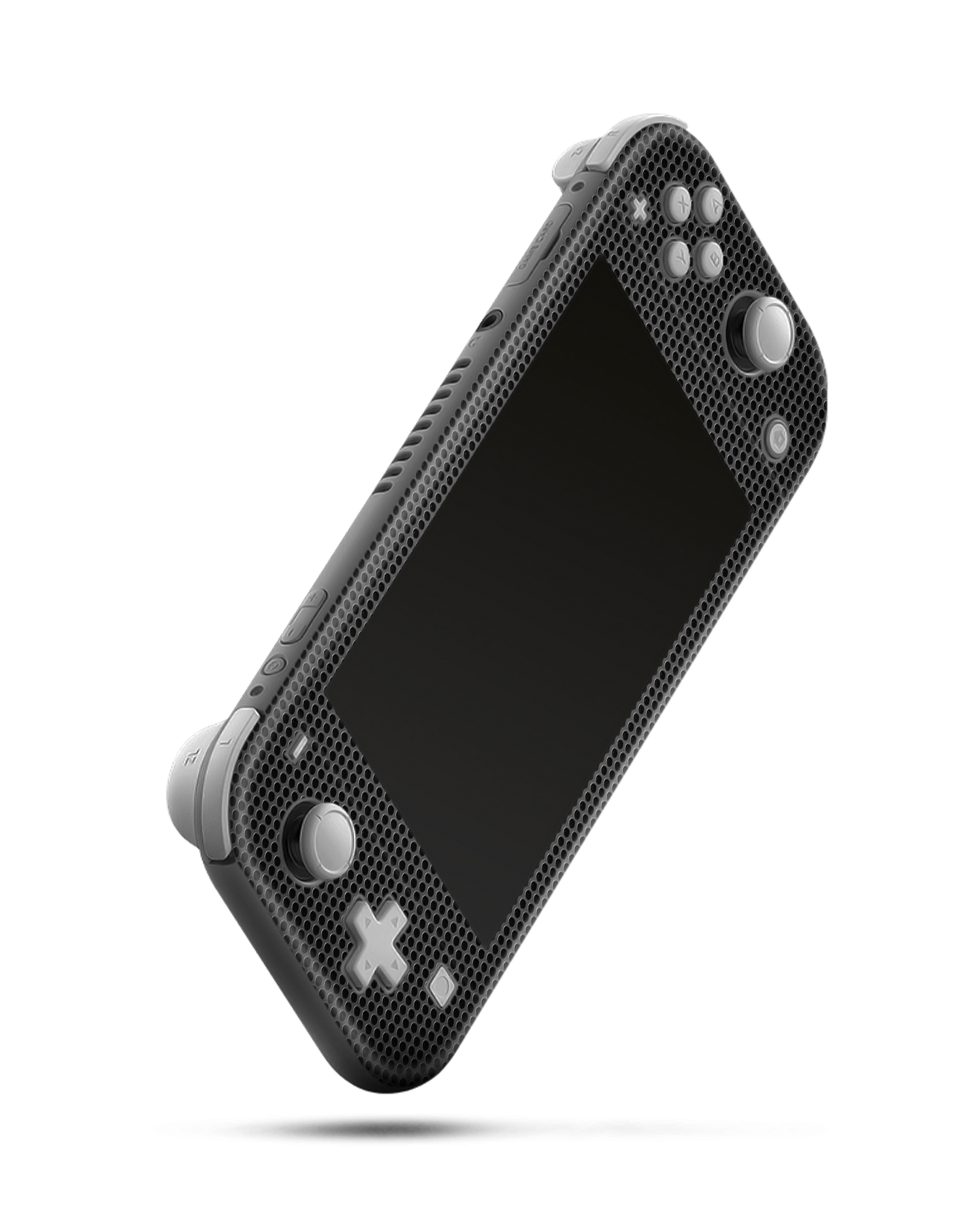 Carbon II Console Skin for Nintendo Switch Lite: Side view