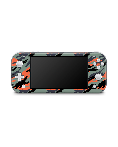 Camo Sunset Console Skin for Nintendo Switch Lite: Front view