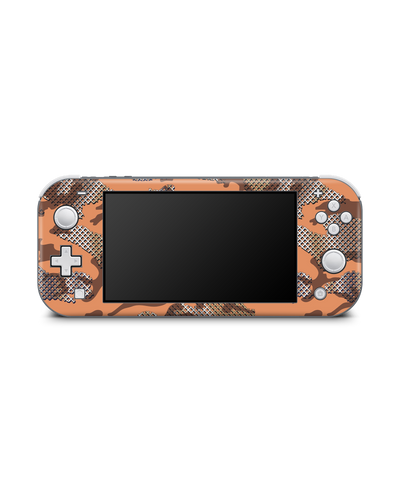 Fall Camo IV Console Skin for Nintendo Switch Lite: Front view