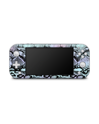 Groovy Snakeskin Console Skin for Nintendo Switch Lite: Front view