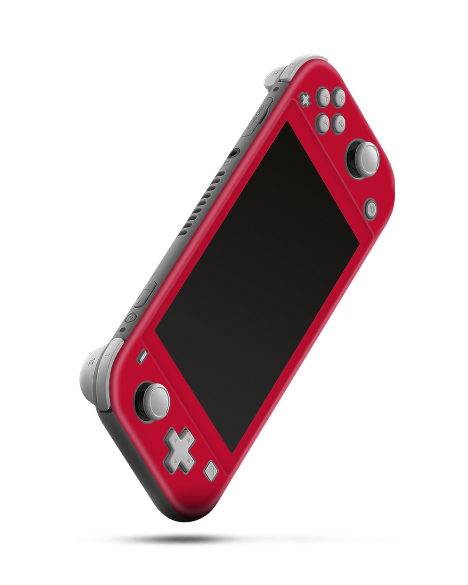 RED Console Skin for Nintendo Switch Lite: Side view