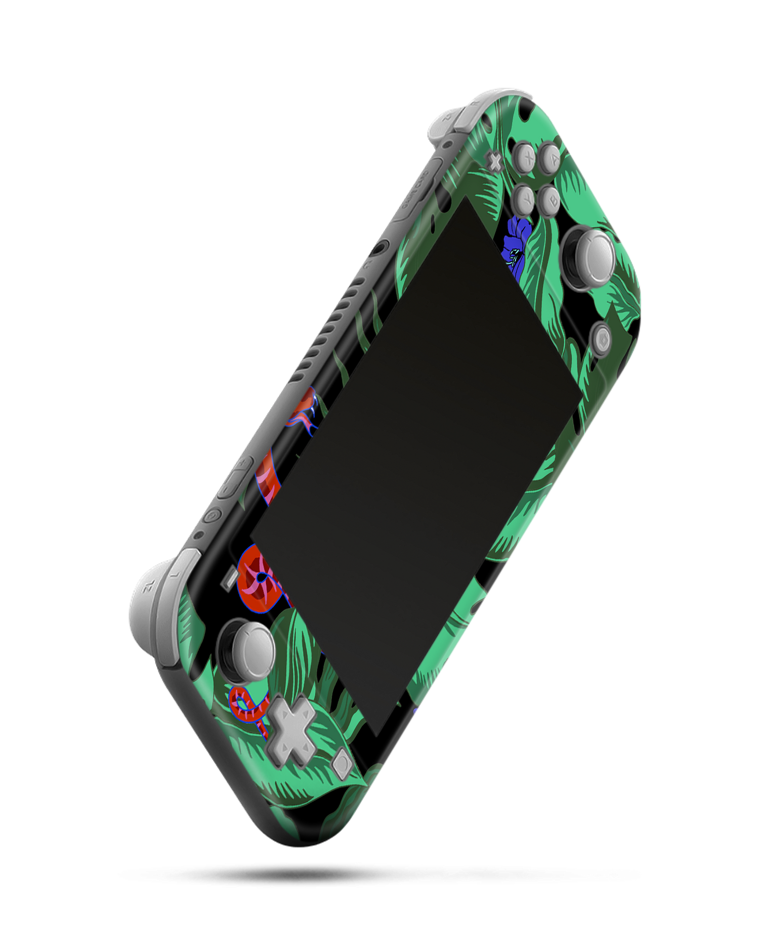 Tropical Snakes Console Skin for Nintendo Switch Lite: Side view