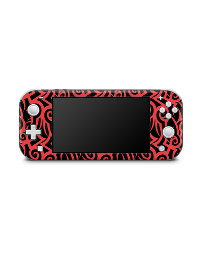 Tribal Pattern Console Skin for Nintendo Switch Lite: Front view