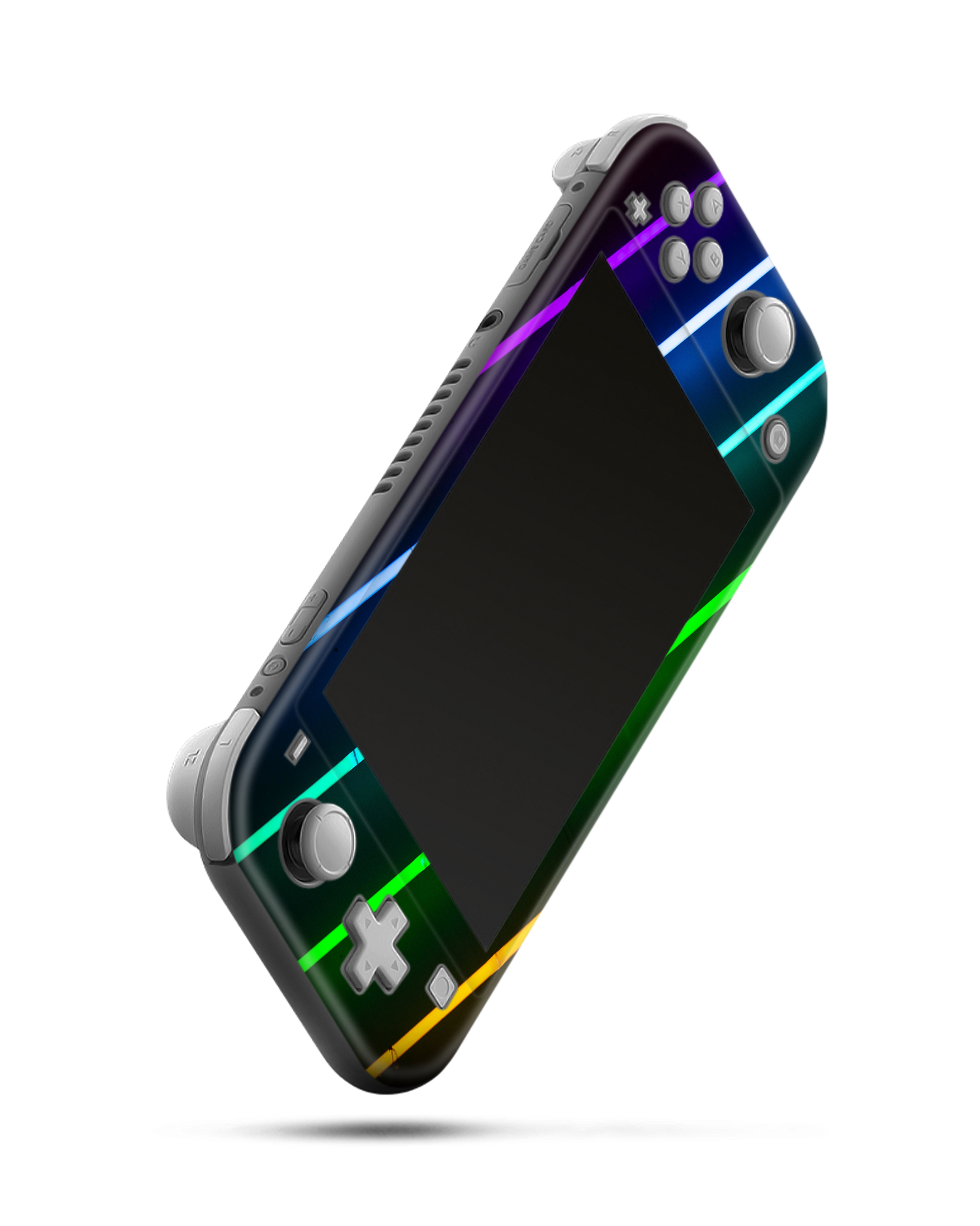 LGBTQ Console Skin for Nintendo Switch Lite: Side view