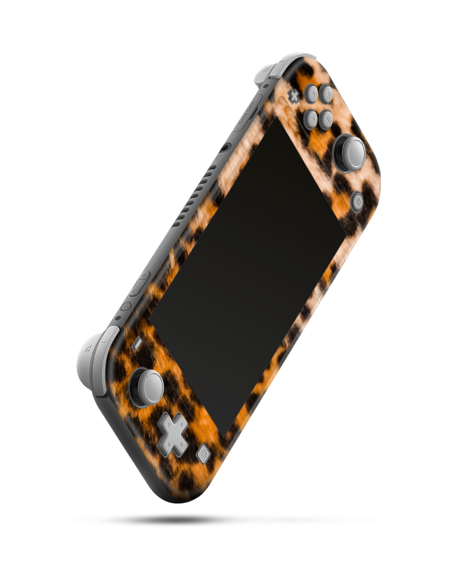 Leopard Pattern Console Skin for Nintendo Switch Lite: Side view