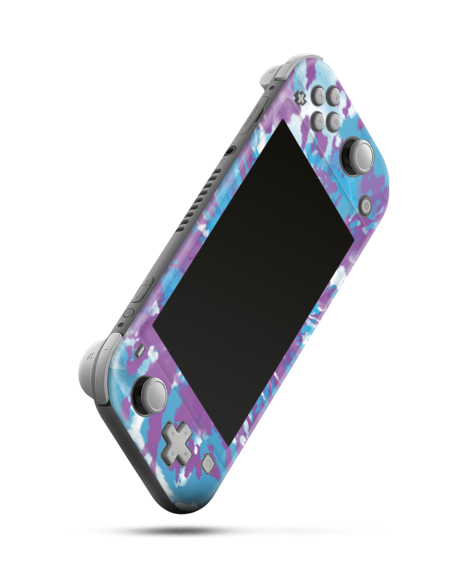 Classic Tie Dye Console Skin for Nintendo Switch Lite: Side view