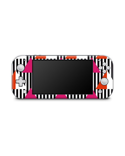 Power Angles Console Skin for Nintendo Switch Lite: Front view