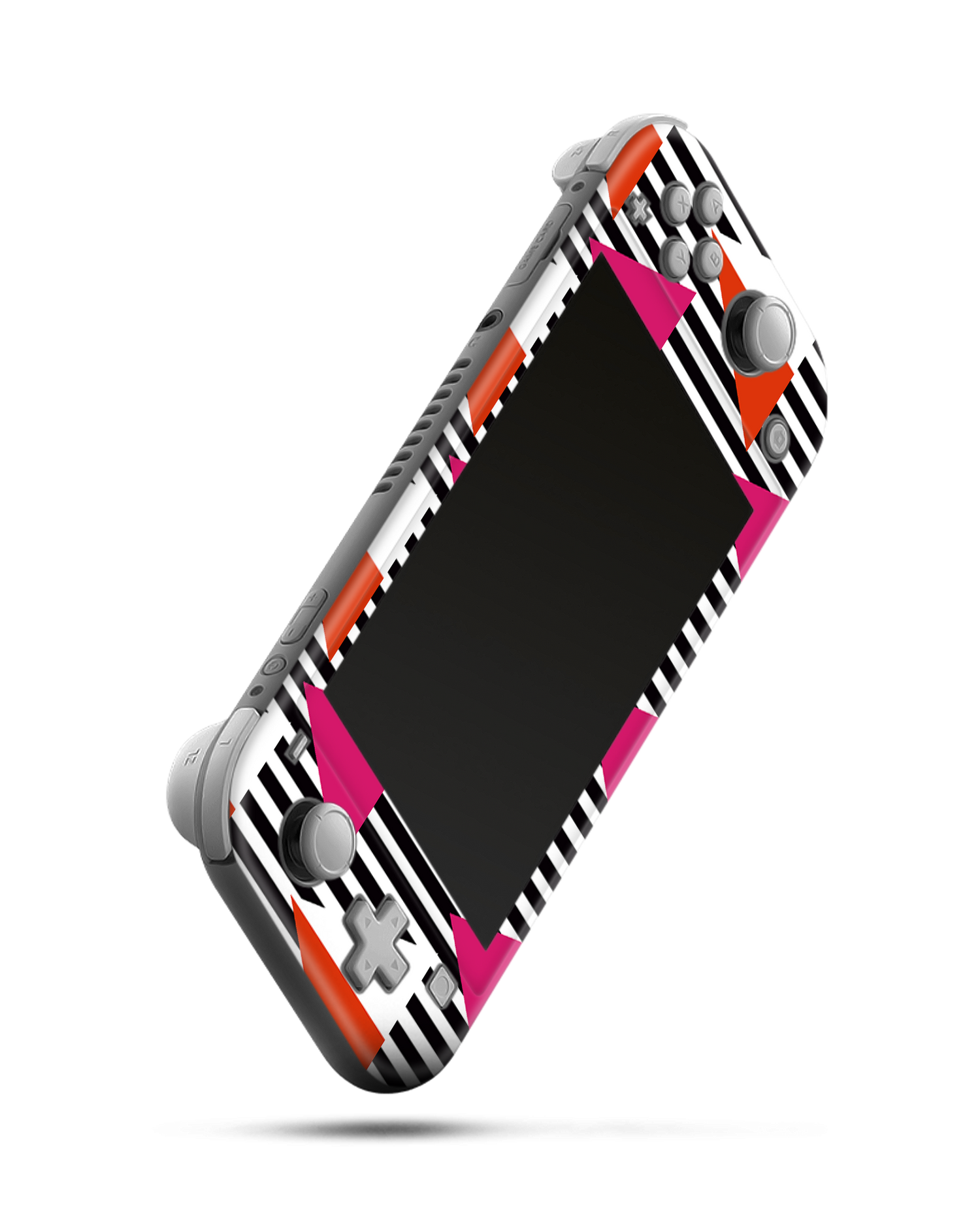 Power Angles Console Skin for Nintendo Switch Lite: Side view