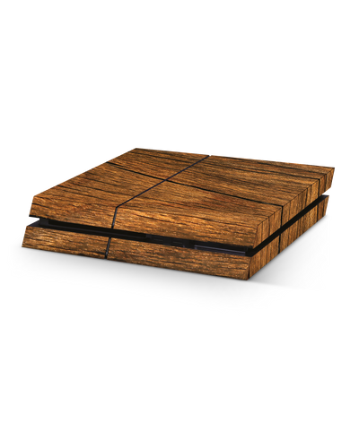 Wood Console Skin for Sony PlayStation 4