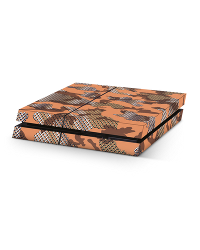 Fall Camo IV Console Skin for Sony PlayStation 4