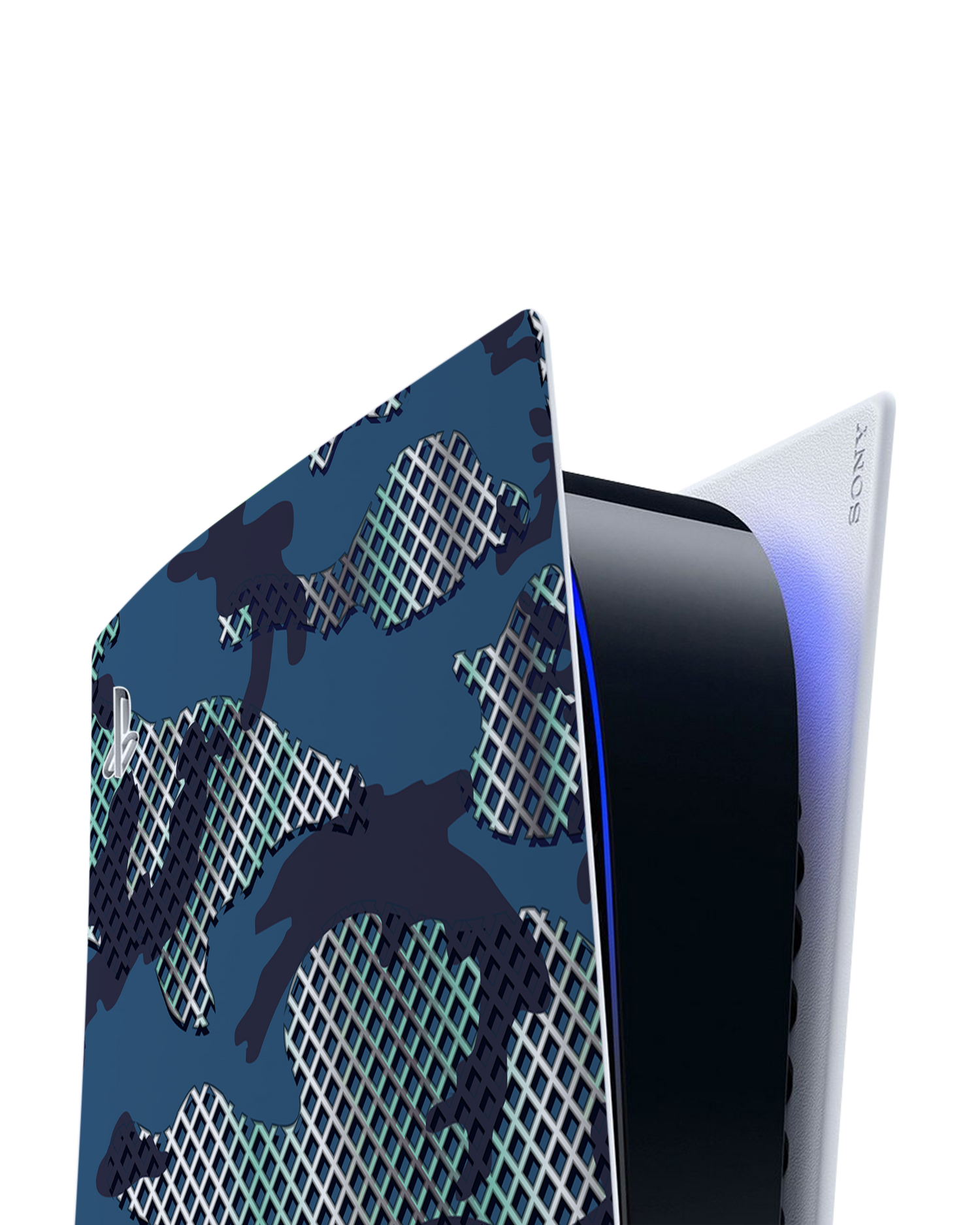 Fall Camo I Console Skin for Sony PlayStation 5: Detail shot