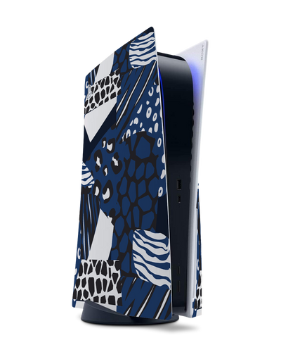 Animal Print Patchwork Console Skin for Sony PlayStation 5