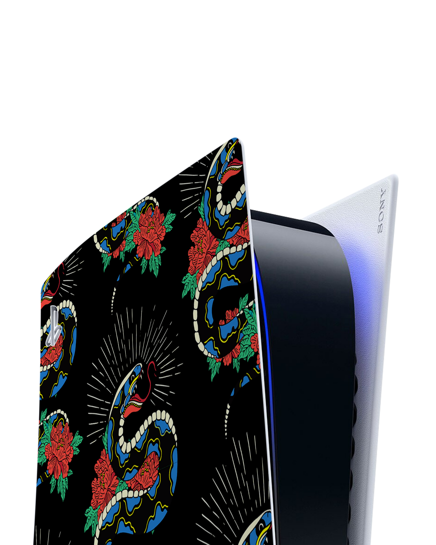 Repeating Snakes 2 Console Skin for Sony PlayStation 5: Detail shot