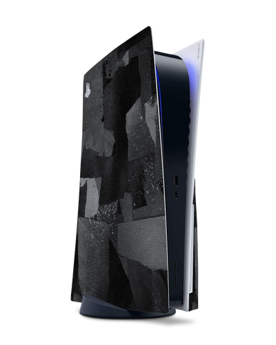 Torn Paper Collage Console Skin for Sony PlayStation 5