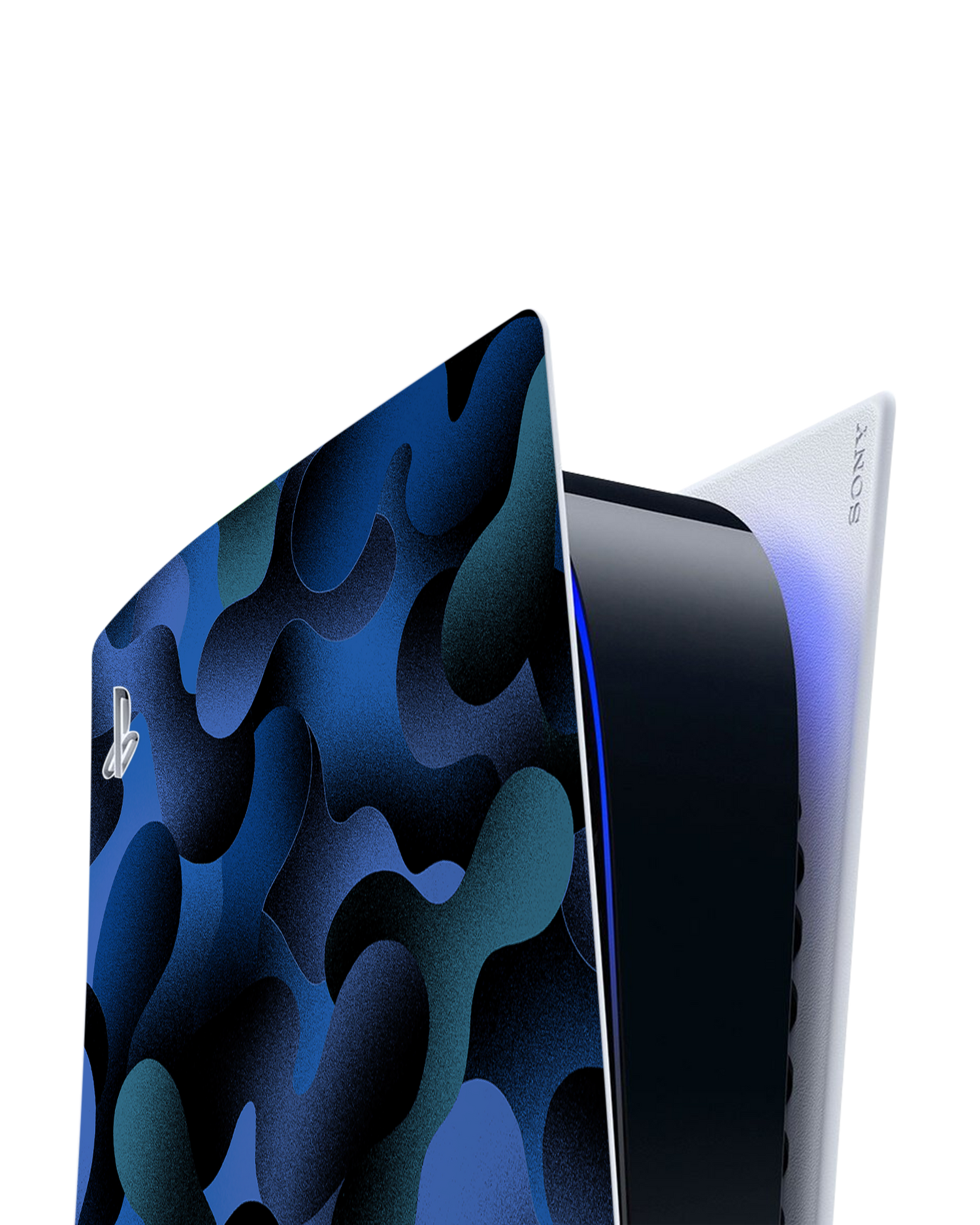 Night Moves Console Skin for Sony PlayStation 5: Detail shot