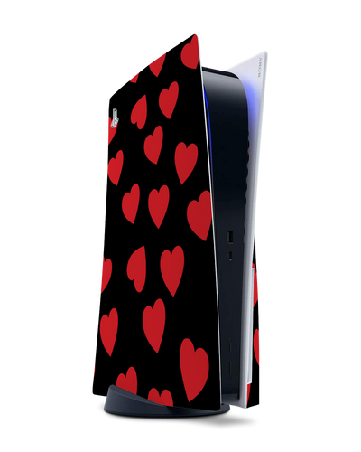 Repeating Hearts Console Skin for Sony PlayStation 5
