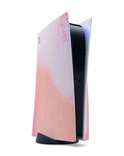 Peaches & Cream Marble Console Skin for Sony PlayStation 5