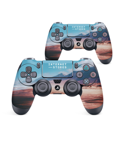 Sky Console Skin for Sony PlayStation 4 Controller: Front View