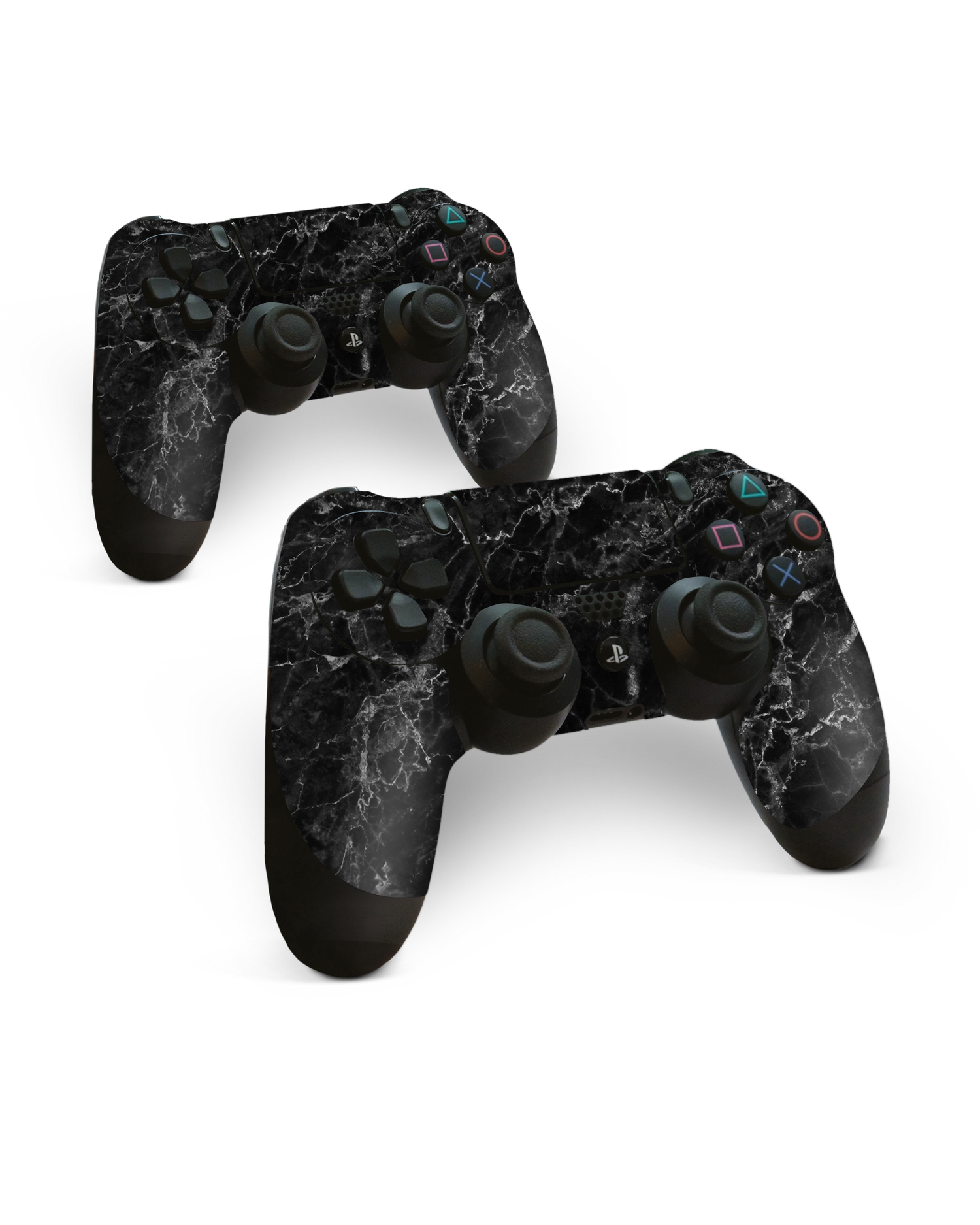 Midnight Marble Console Skin for Sony PlayStation 4 Controller: Side View